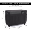 Prep Table Cover for Keter Unity XL, 420D 55" Rolling