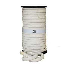 Hummelt Rope Cotton Rope Cotton Cord (Hollow Braid) 16 mm 1 m Natural (Beige)
