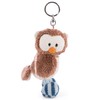 NICI 48967 Oscar Owl Key Ring 10 cm Brown with
