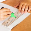 Guided Reading Strips,Wooden Reading Tracking Rulers - Measuring Ruler, Text