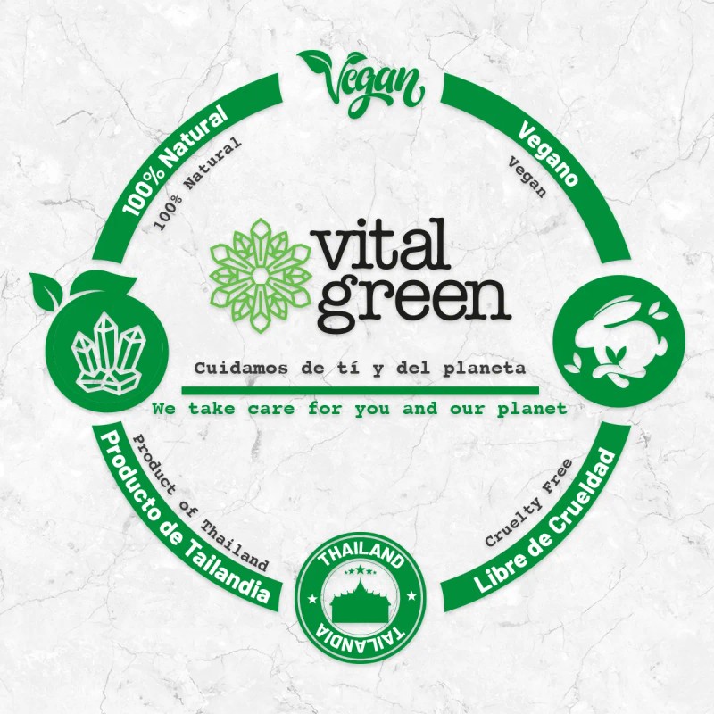Vital Green Desodorante Cristal Alumbre 100gr (paq 1 Und)