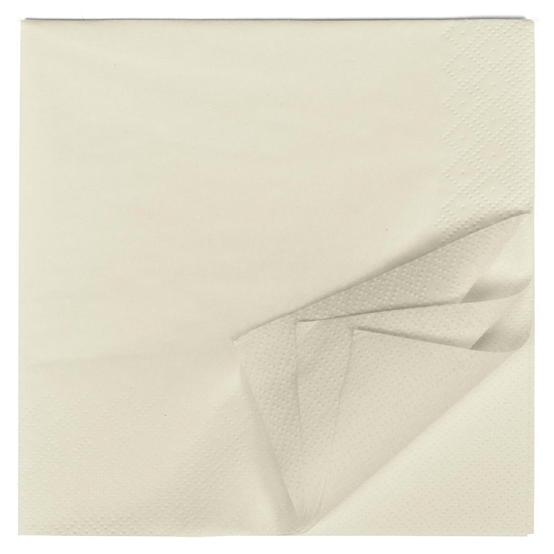 HEKU 30241-02: 100 Plain Napkins, 3-Ply, 33 x 33 cm,