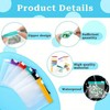 XFJSAK 29-Piece Zipper Pill Pouch Set - Reusable Clear Plastic