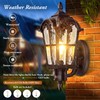 16in 2-Pack Large Motion Sensor Outdoor Wall Lights, Dusk to