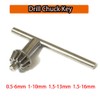 Drill Chuck Key Wrench Steel Drill Press Replacement Drill Chuck