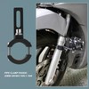 Biqing 2PCS Motorcycle Spotlights Mounting Brackets,Aluminium Front Fork Tube Clamp