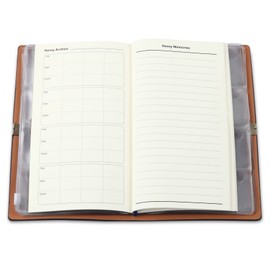 MUDOR Pressed Penny Collecting Book with Archival Diary, Souvenir Penny Book Holds 203 Coins, Pressed Penny Holder Fits Elongated Stretched Pennies,Quarters or Nickels