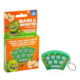 Funtime Gifts Light-Up MONSTER MASH GAME KEYCHAIN – Portable Reaction Game, Light Up Fidget Toy – Fun for Kids & Adults