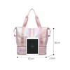 Travel Tote Bag for Women, Gym Bag with Shoes Compartment
