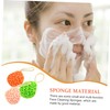 OATIPHO 3Pcs Cleaning Face Sponge Exfoliating Shower Sponges for Gentle
