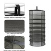 8 Layers Hanging Basket Folding Drying Rack Dry Net Opening