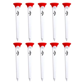 Callaway Par-Tee Plastic Golf Tees - 10 Pack (Red)