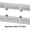 (8-Pack) JESLED T8 U Clips Holder Bracket for 8FT LED