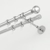 Gardinia Curtain Ring Ø 20 mm Chrom, Metal, Chrome