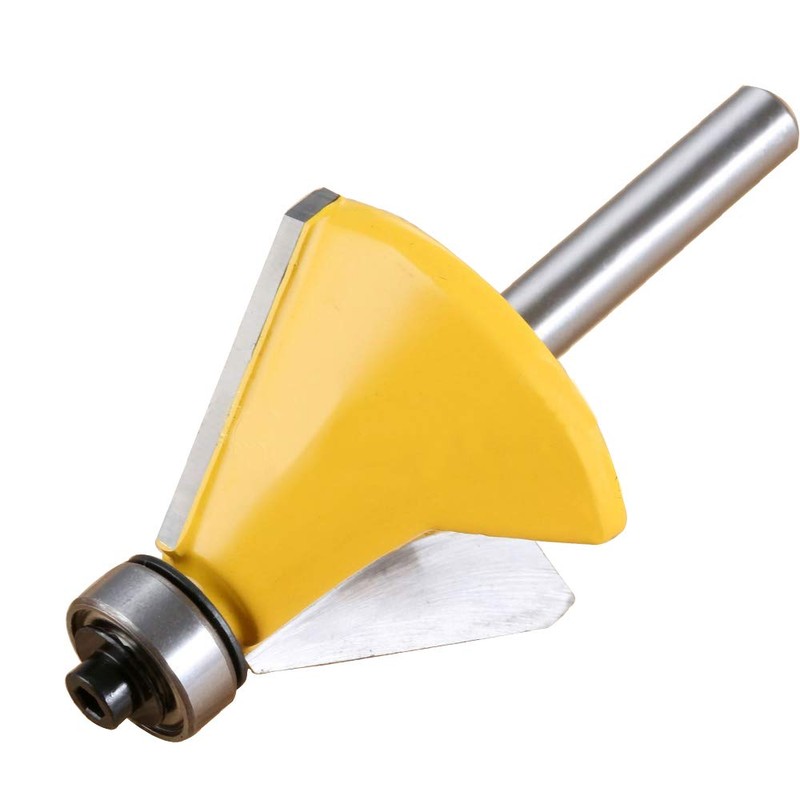 Gasea 3pcs 15/22.5/30 Degree Chamfer and Bevel Edging Forming Router