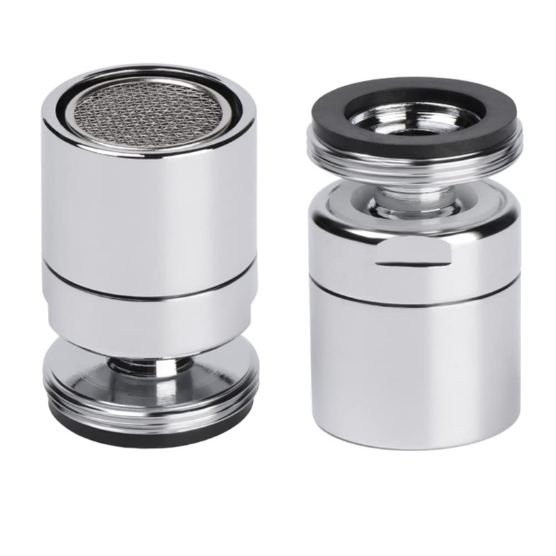 HATOOLHA® 360 Degree Swivel Faucet Aerator Filter Adapter for Kitchen