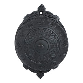 A29 Wireless Victorian Doorbell, Solid Brass Twist Doorbell in Oil Rubbed Bronze Finish – Mechanical, Vintage Doorbell with Manual Hand Turn Chime, Decorative Classic Design, Easy DIY Installation