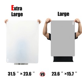 31.5" x 23.6" Extra Large Silicone Mat for Resin Casting, Epoxy and Crafts, Nonstick Silicone Sheet for Jewelry Casting Molds, Clear Countertop Protector Mat Heat Resistant Placemats by Foepoge