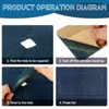 18 Pcs Pool Safety Cover Patch Kit Swimming Pool Cover