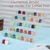 Acrylic Coffee Capsule Storage Holder Compatible, nespresso pod organizer, 5-Tier