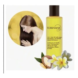 Set 2pzs Óleo Tratamiento Para Cabello 3 En 1 Terramar 98mls