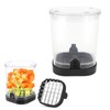 Fruit Chopper Cup, Stainless Steel Vegetable Chopper Removable Fruit Cutter,