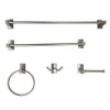 Kingston Brass BAHK8212478SN Continental Bathroom Hardware Set, 24" Length, Brushed