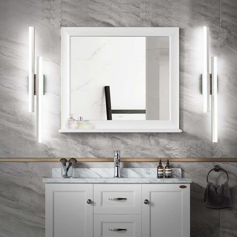 PRESDE 32 Inch LED Bathroom Vanity Light Bar, Modern Brushed