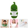 Emotional Support Pickled Cucumber Gift,Knitting Cucumbe with Positive Words,Cute Pickle