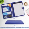AMKSONS A4 Writing Case in Blue Including Clipboard & DIN