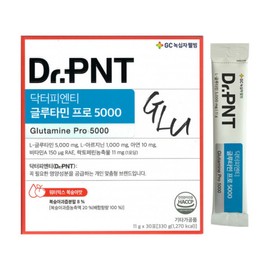 Dr. PNT Glutamine Pro 5000, 30 packets for 1 month, JJ Mall / 닥터피엔티 글루타민 프로 5000 1개월분 30포 JJ몰