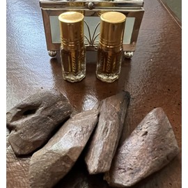 100% Pure 2 Bottles AL HARAMAIN OUD MECCA OIL AND VERY THICK PARFUM  Beautiful SMELL 6ml