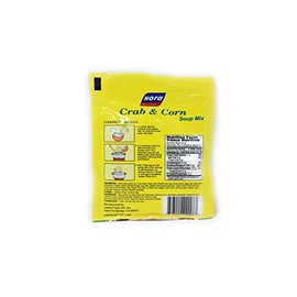Nora Kitchen Chinese Style Crab and Corn Soup Mix, 2.12-Ounce 3 Pack