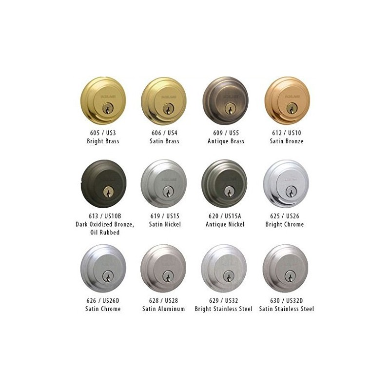 Yale 1109-GH-606 Standard Rim Cylinder for Exit Devices and Trim