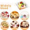 Kucoele 50 Pack Small Charcuterie Boxes with Clear Lids, 4