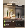 EZVALO Under Cabinet Lighting Wireless, 8'' 1800mAh Rechargeable Closet Light,