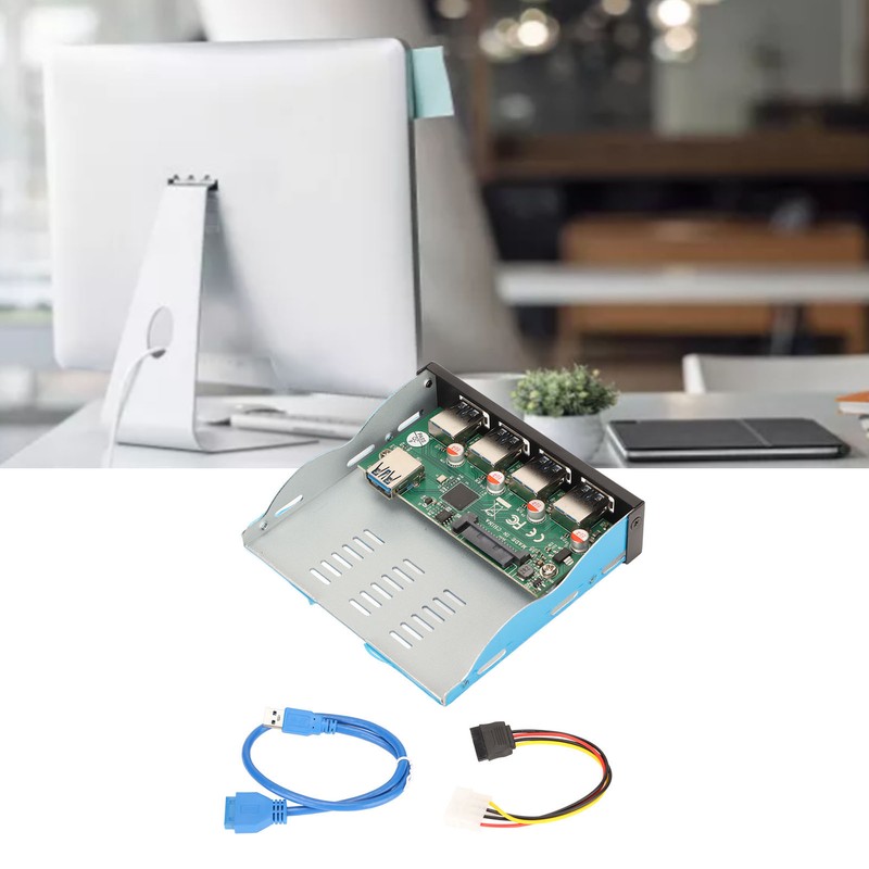 Front Panel USB 3.1 Hub 3.25in 10Gbps 4 Downstream Ports