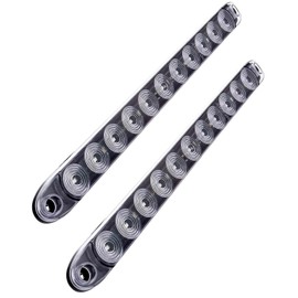 cciyu 2x 15" 11LED Red Light Trailer Tail Light Bar Led Stop Turn Tail Light Bar Truck Trailer Identification Light Bar Red Led Strip Light Hight-low Red Dim Brake Light