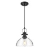 Audickic Black Pendant Lights Kitchen Island, 10.5" Farmhouse Pendant Lighting