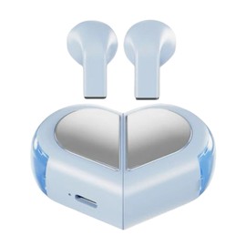 Ear Buds | Multipurpose Heart Shape Earphone | Portable Stylish Mini Earbuds with High-Fidelity Sound for Travel Outdoor Running Sports Driving Cycling Commuting Hiking