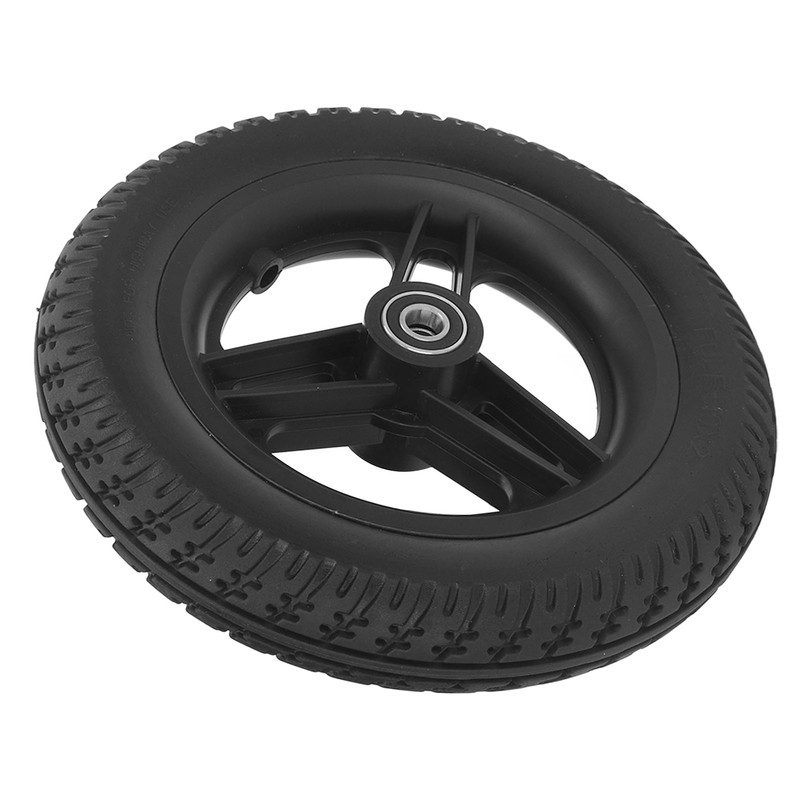 Front Wheelchair Wheel 10x2inch Polyurethane Solid Rollator Walker Replacement Caster