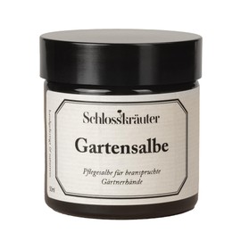 Schlosskräuter Gartensalbe Handcreme 50ml | Natürliche Pflege ohne chemische Zusätze mit Sheabutter & Bienenwachs | Feste Handcreme & Geschenk für Gärtner