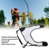 Adjustable Archery Chest Guard Breathable Archery Chest Protector for Outdoor