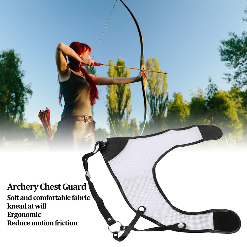 Adjustable Archery Chest Guard Breathable Archery Chest Protector for Outdoor
