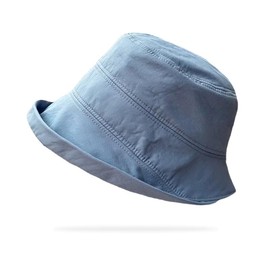YAMEIZE Damen Bucket Sun Hat - Breiter Krempe Floppy Sun Hat Faltbarer Sommer Strandhut mit aufrollbarer Krempe UV Schutz