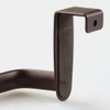 mDesign Modern Kitchen Over Cabinet Strong Steel Towel Bar Rack