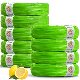Nappy Bin Refill Film Pack of 9 Each 7 m, Powerful, Odour-Sealing Nappy Bags with Lemon Fragrance