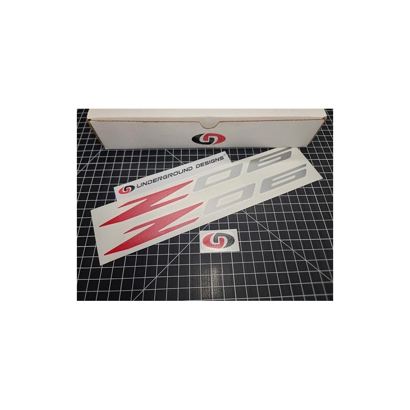 Z06 Decals (2pk) Corvette Racing 12" Accent Rocker Panel Window