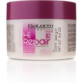 SALERM - Repairing Hair Mask - Hi Repair Mask 02-250 ml - Deep Hydration for Damaged Hair - Repairs and Rejuvenates - Shinier and Softer Hair - Immediate Effect