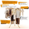 LIENAHU Clothes Drying Rack Tripod,Drying Rack Clothing,Laundry Drying Rack,Floor Standing,16